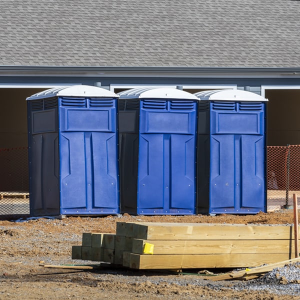 what is the cost difference between standard and deluxe porta potty rentals in Mary Alice